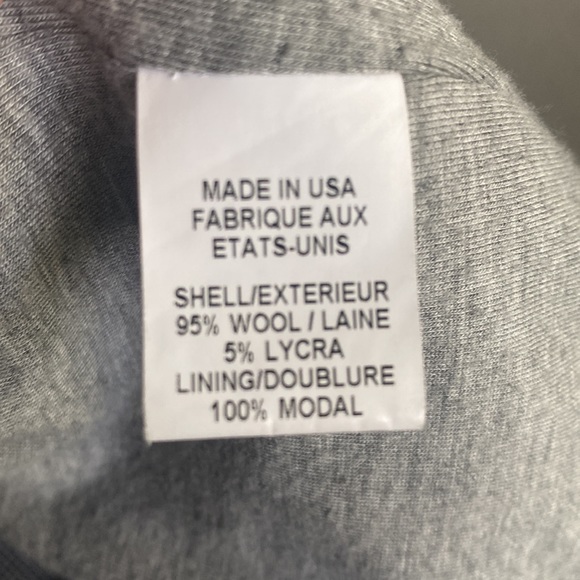 HAUTE HIPPIE Grey Wool Blend Blazer Size 0 Single-Button Good Condition Flaw - Picture 4 of 6